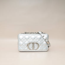 Christian Dior Metallic Silver Small Dior Caro Bag