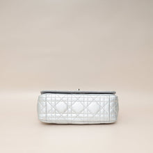 Christian Dior Metallic Silver Small Dior Caro Bag