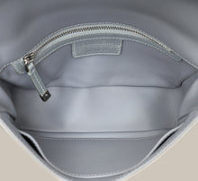 Christian Dior Metallic Silver Small Dior Caro Bag