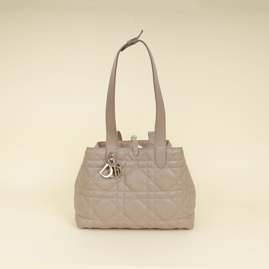 Christian Dior Warm Taupe Medium Dior Toujours Bag