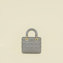 Christian Dior Gray My ABCDior Lady Dior Small Bag
