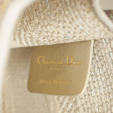 Christian Dior Greige Multicolor Mini Book Tote Bag