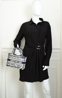 Christian Dior Bicolor Toile de Jouy Mini Book Bag