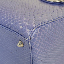 Christian Dior Purple Python Lady Dior Medium Bag