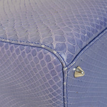Christian Dior Purple Python Lady Dior Medium Bag