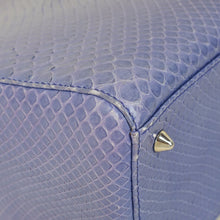 Christian Dior Purple Python Lady Dior Medium Bag