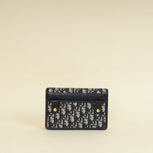 Christian Dior Navy Blue 30 Montaigne Oblique 2 Way Chain Pouch