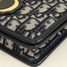 Christian Dior Navy Blue 30 Montaigne Oblique 2 Way Chain Pouch