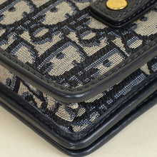 Christian Dior Navy Blue 30 Montaigne Oblique 2 Way Chain Pouch