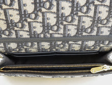 Christian Dior Navy Blue 30 Montaigne Oblique 2 Way Chain Pouch