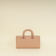 Christian Dior Rose De Vents Lady Dior D-Joy Cannage Diamond Medium Bag