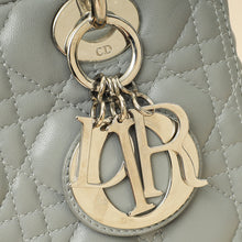 Christian Dior Gray Lady Dior Medium Bag