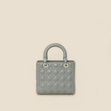 Christian Dior Gray Lady Dior Medium Bag