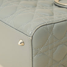 Christian Dior Gray Lady Dior Medium Bag