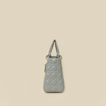 Christian Dior Gray Lady Dior Medium Bag