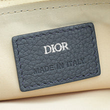 Christian Dior Tricolor Oblique Stripe Zip Pouch