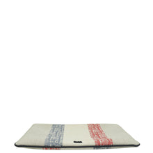 Christian Dior Tricolor Oblique Stripe Zip Pouch