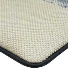 Christian Dior Tricolor Oblique Stripe Zip Pouch