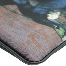 Christian Dior Black Multicolor Large Zip Pouch