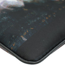 Christian Dior Black Multicolor Large Zip Pouch