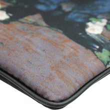 Christian Dior Black Multicolor Large Zip Pouch