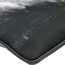 Christian Dior Black Multicolor Large Zip Pouch