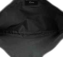 Christian Dior Black Multicolor Large Zip Pouch
