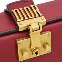 Christian Dior Burgundy Addict Lockbox Bag