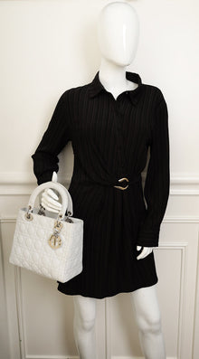 Christian Dior Ghost White Lady Dior Medium Bag