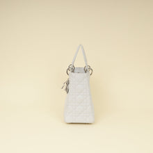 Christian Dior Ghost White Lady Dior Medium Bag