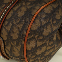 Christian Dior Brown Oblique Trotter Romantique Satchel Bag