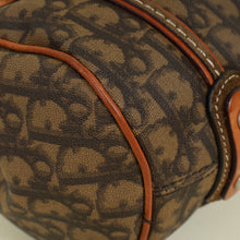 Christian Dior Brown Oblique Trotter Romantique Satchel Bag