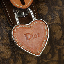 Christian Dior Brown Oblique Trotter Romantique Satchel Bag