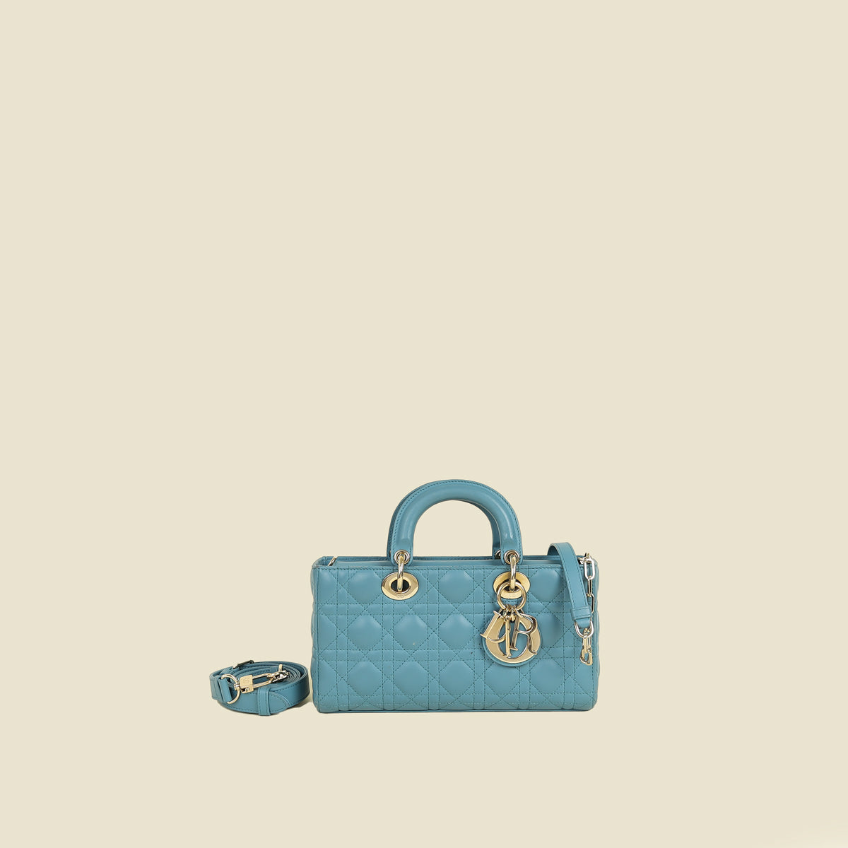 Christian Dior Cornflower Blue Lady D-Joy Bag