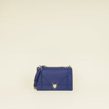 Christian Dior Royal Blue Diorama Flap Medium Shoulder Bag