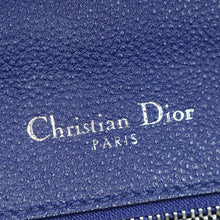 Christian Dior Royal Blue Diorama Flap Medium Shoulder Bag