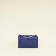 Christian Dior Royal Blue Diorama Flap Medium Shoulder Bag