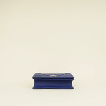 Christian Dior Royal Blue Diorama Flap Medium Shoulder Bag