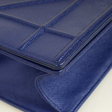 Christian Dior Royal Blue Diorama Flap Medium Shoulder Bag