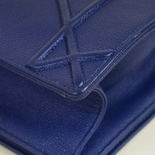 Christian Dior Royal Blue Diorama Flap Medium Shoulder Bag