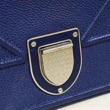 Christian Dior Royal Blue Diorama Flap Medium Shoulder Bag