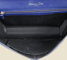 Christian Dior Royal Blue Diorama Flap Medium Shoulder Bag
