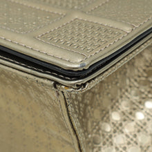 Christian Dior Metallic Champaign Micro Cannage Diorama Small Shoulder Bag