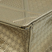 Christian Dior Metallic Champaign Micro Cannage Diorama Small Shoulder Bag