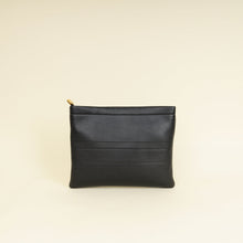 Christian Dior Black "DiorDouble" Zip Medium Pouch