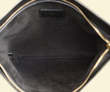 Christian Dior Black "DiorDouble" Zip Medium Pouch