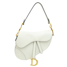 Christian Dior White Saddle Medium Bag
