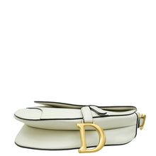 Christian Dior White Saddle Medium Bag