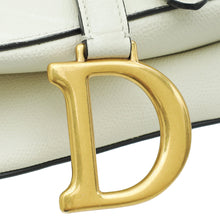 Christian Dior White Saddle Medium Bag