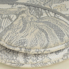 Christian Dior Bicolor Toile De Jouy Saddle Medium Bag W/ MKF Initial